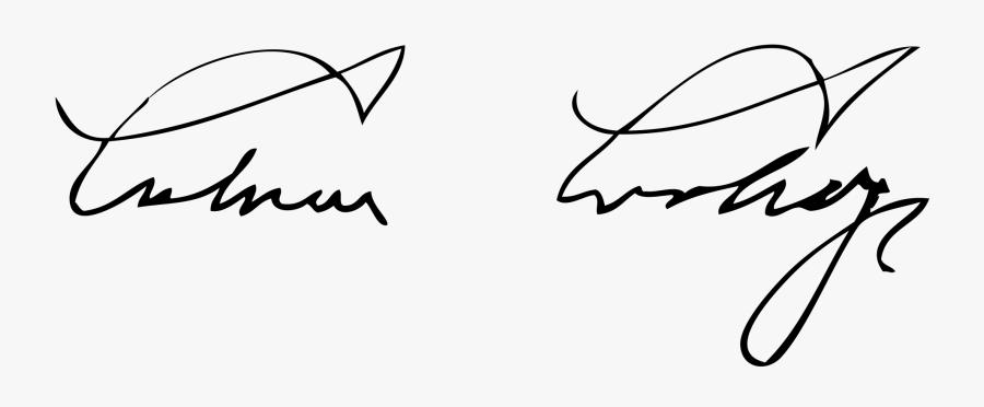 President Calvin Coolidge Signature, Transparent Clipart