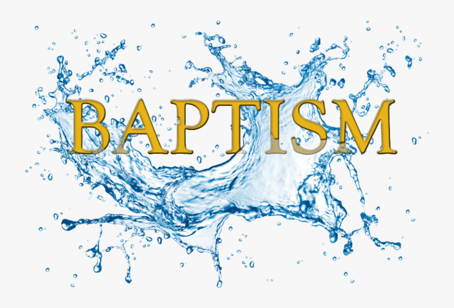 Jesus Clipart Baptism - Transparent Background Water Splash, Transparent Clipart