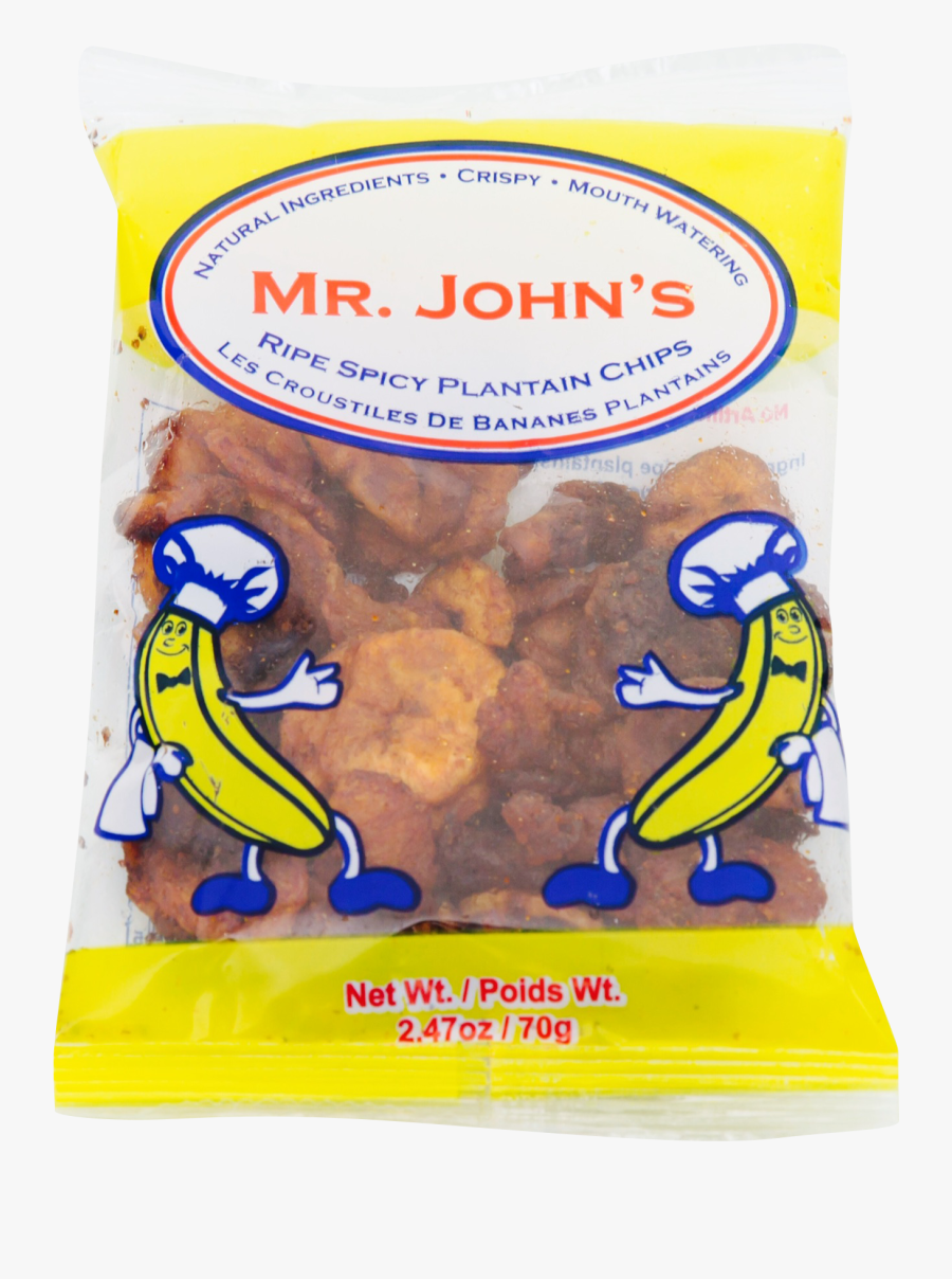 Chips Clipart Unhealthy Food - Mr John's Ripe Spicy Plantain Chips, Transparent Clipart