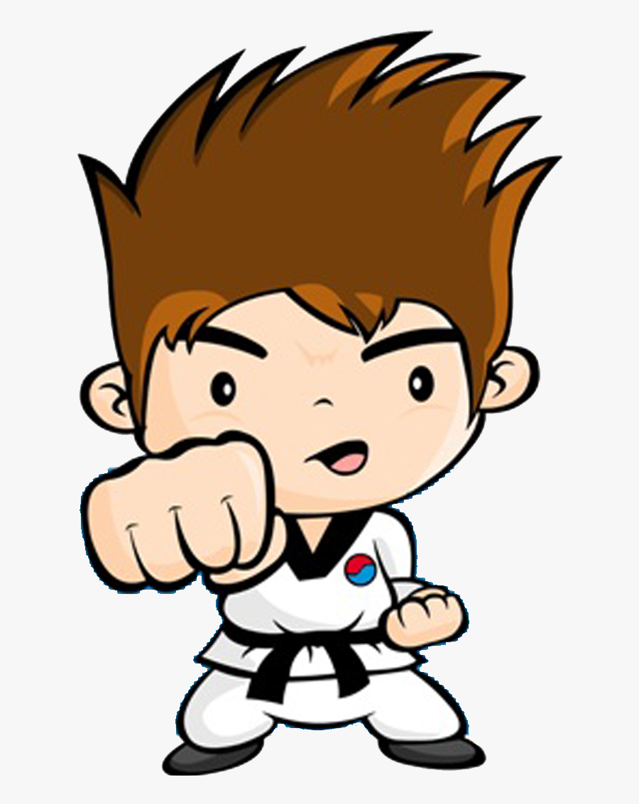 Open Day Hong Kong - Taekwondo Boy Cartoon, Transparent Clipart