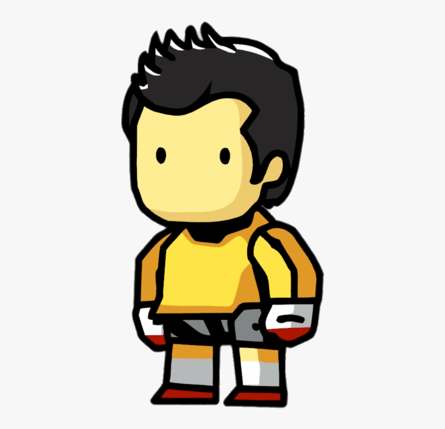 Scribblenauts Male Goalie - Transparent Cartoon Soccer Goalie, Transparent Clipart
