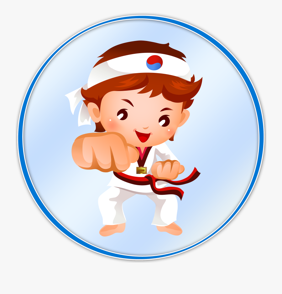 Taekwondo Drawing Boy - Clipart Judo, Transparent Clipart