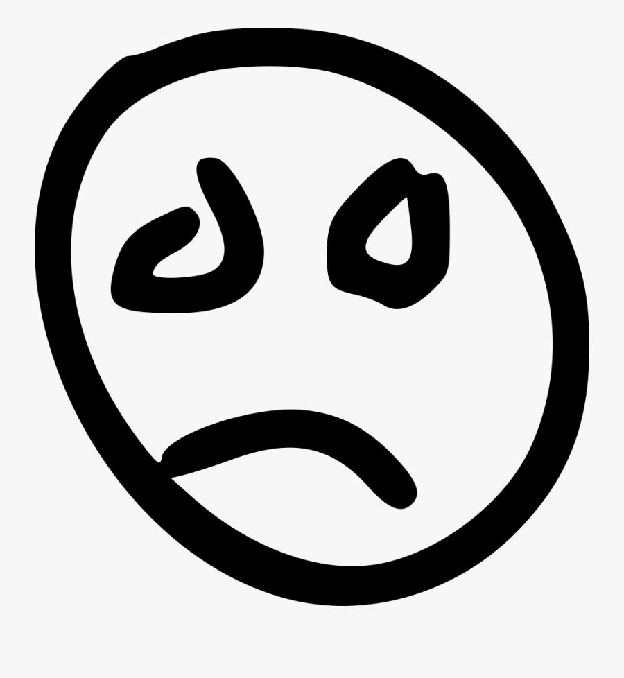 Small Sad Face Png - Sad Smiley, Transparent Clipart