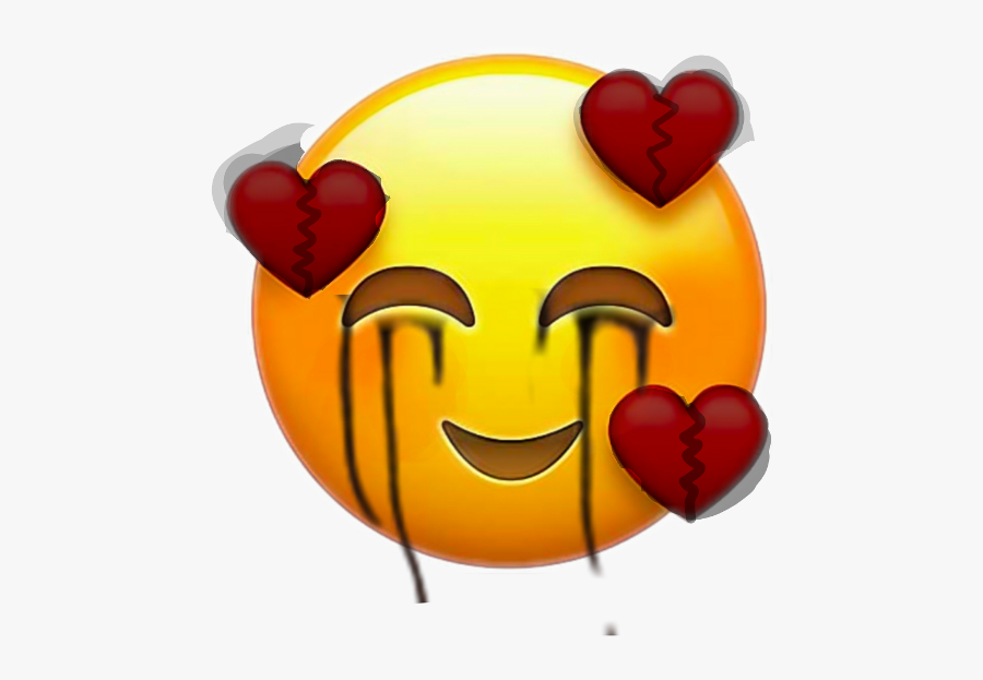 #emoji #sad #sadlove #imoji - Emoji, Transparent Clipart