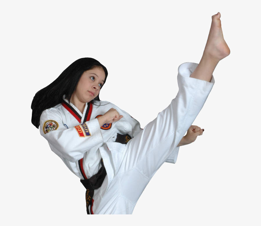 Элисон Джонсон карате. Taekwondo Kick.