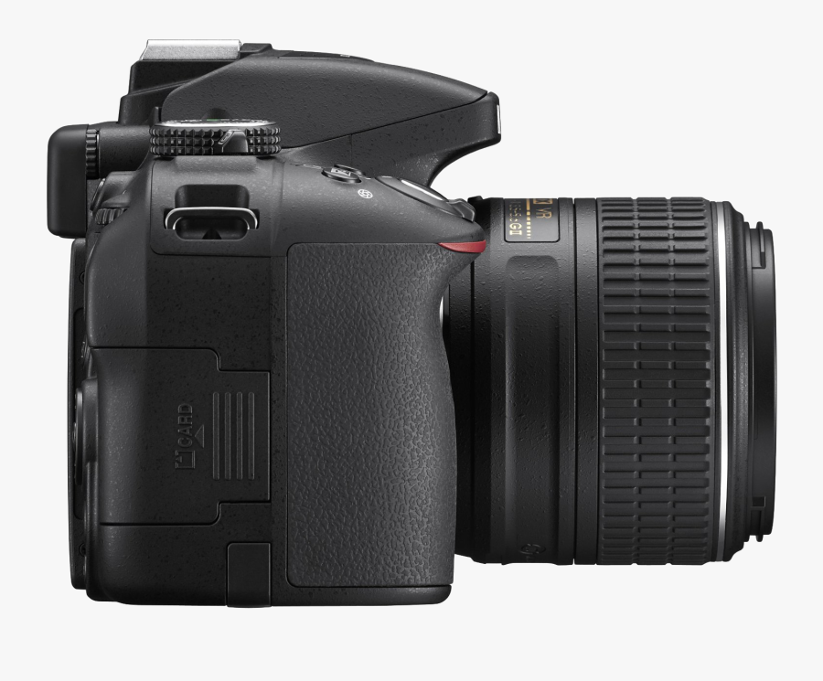 Photographer Clipart Camera Dslr - Nikon D5300 Side View, Transparent Clipart
