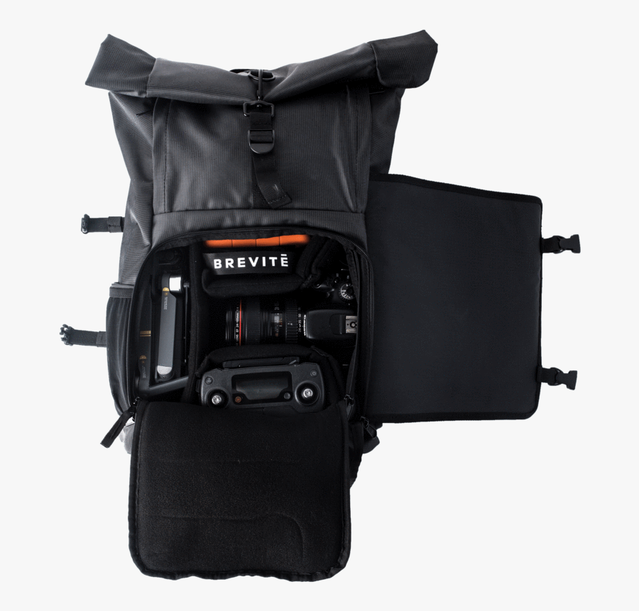 Transparent Camera With Strap Clipart - Brevite Rolltop, Transparent Clipart