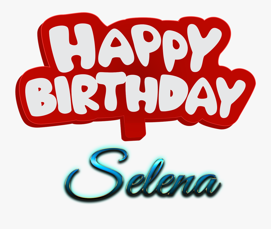 Selena Happy Birthday Name Logo - Name Happy Birthday Sneha, Transparent Clipart