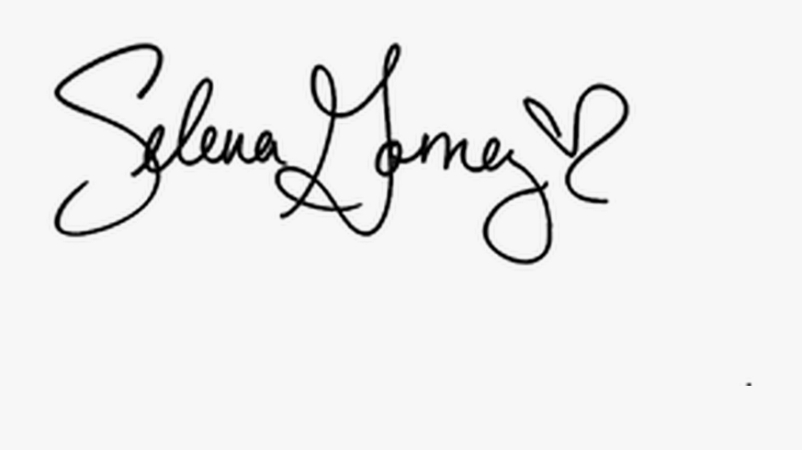 #selena #gomez #selenagomez #signature #selenagomezsignature - Selena Gomez Firma Png, Transparent Clipart