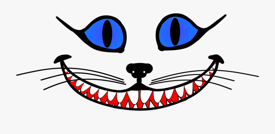 Cheshire Cat Cat Cat"s Eye Alice In Wonderland - Ojos De Gato Png, Transparent Clipart