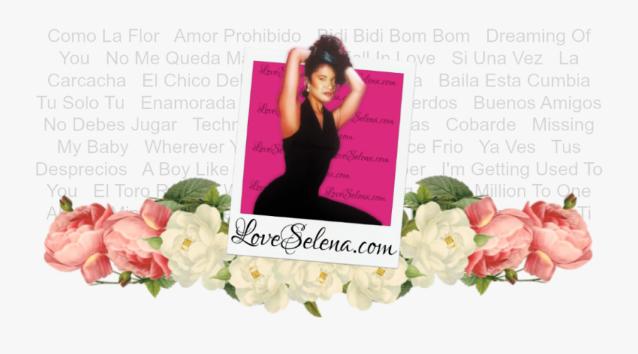 Selena Quintanilla Png - Vintage Flower Border Png, Transparent Clipart