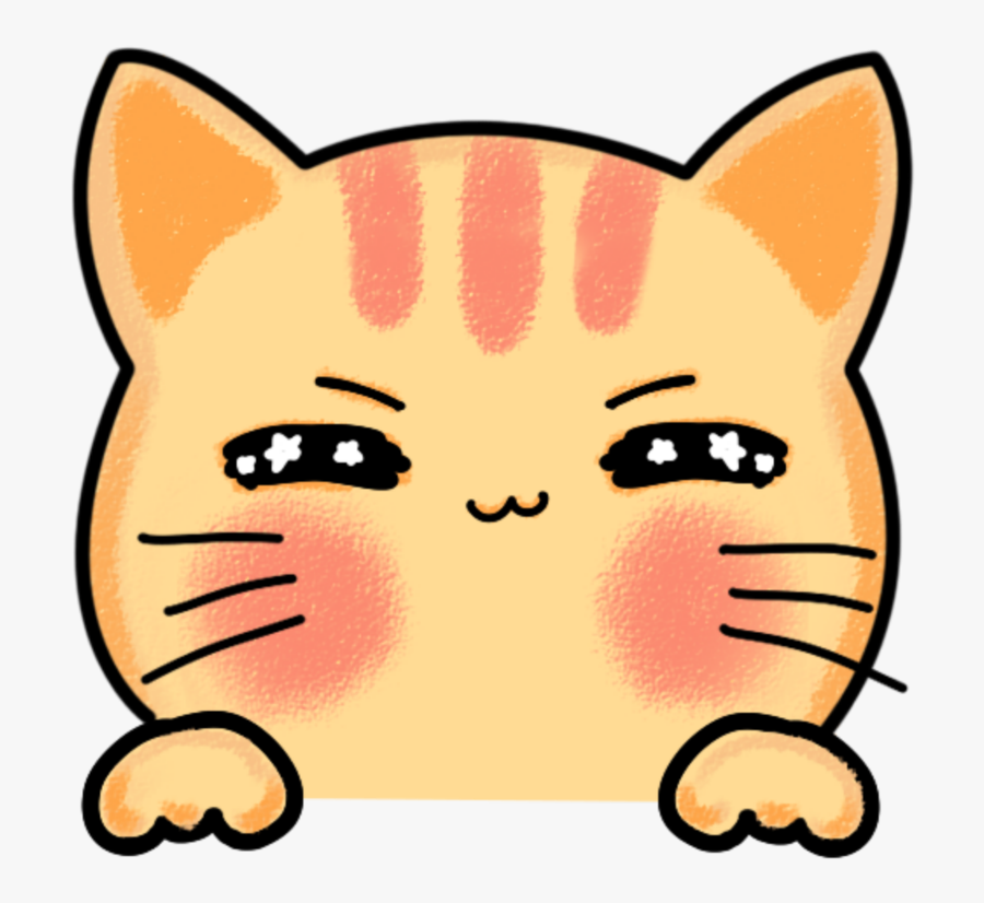 #ftestickers #clipart #cartoon #cat #stereoscopic #cute - Cute Cat Pictures Cartoon, Transparent Clipart
