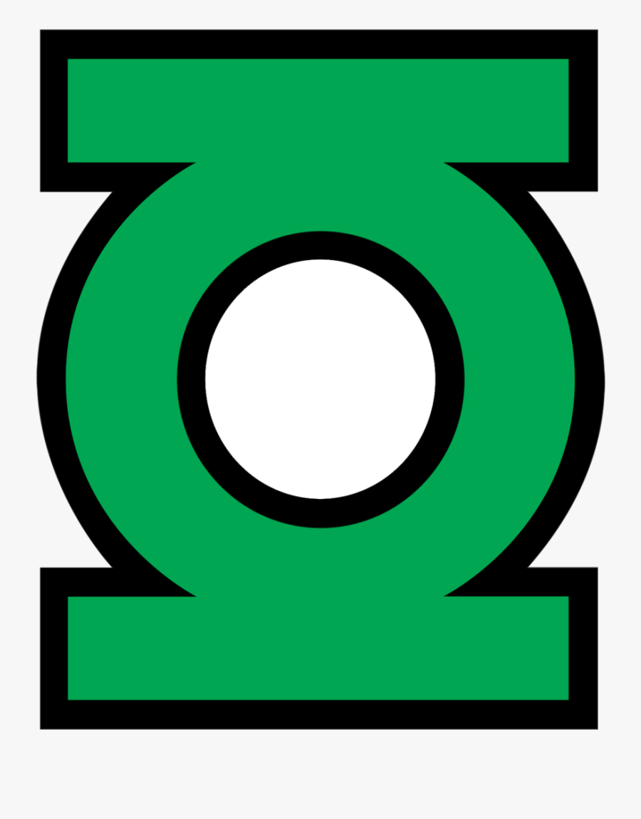 Green Lantern Clipart - Green Lantern Cartoon Logo, Transparent Clipart