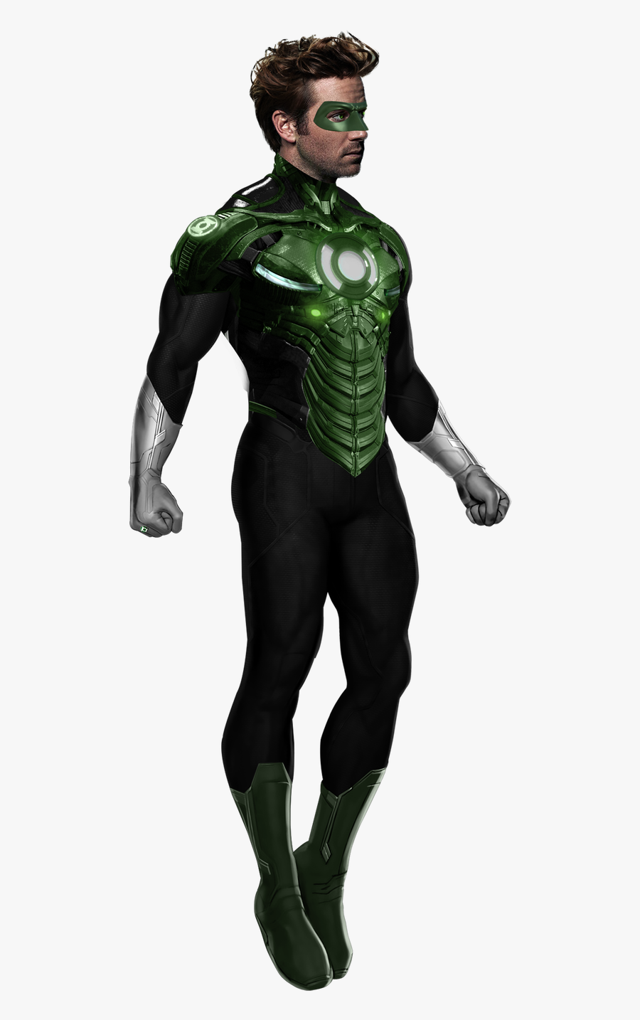 Green Lantern,green,fictional Figure,batman - Green Lantern Full Body, Transparent Clipart