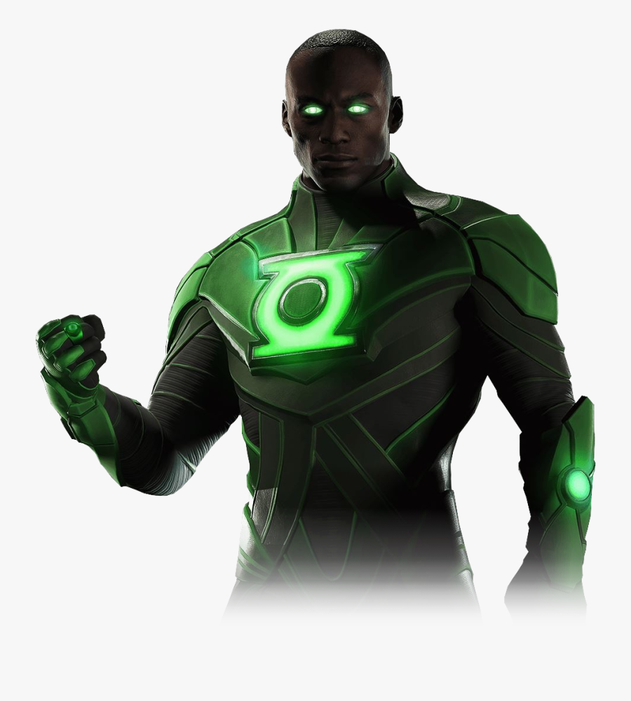 Green Lantern John Stewart Injustice 2, Transparent Clipart