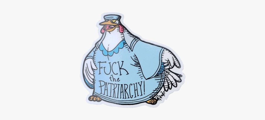 Lady Kluck "fuck The Patriarchy - Illustration, Transparent Clipart