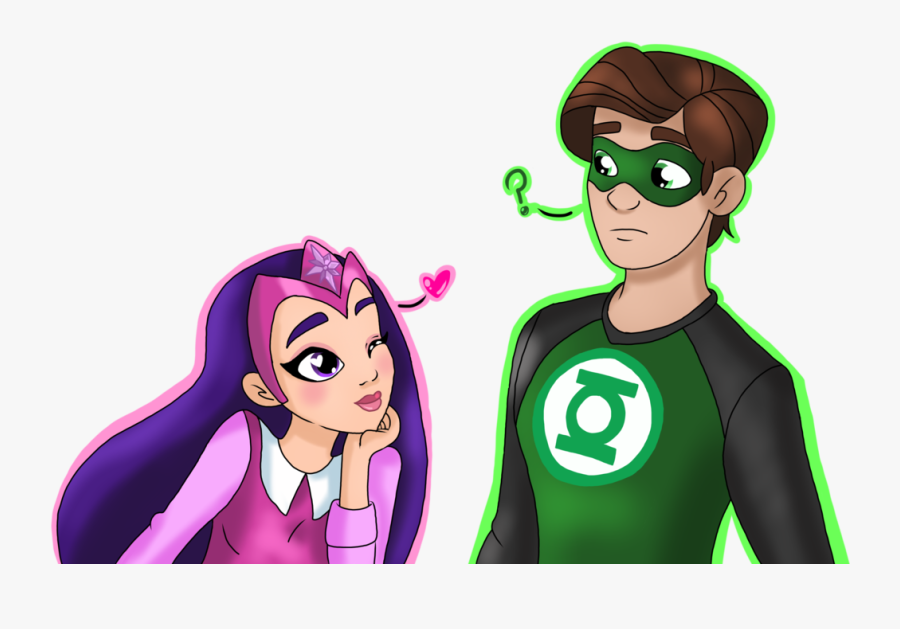 Star Sapphire & Green Lantern If You Aren"t Watching - Green Lantern Dc Superhero Girl, Transparent Clipart