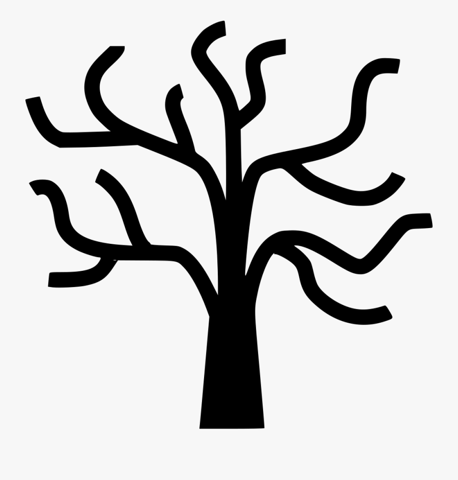 Transparent Dead Trees Clipart - Tree With Branches Icons Png, Transparent Clipart