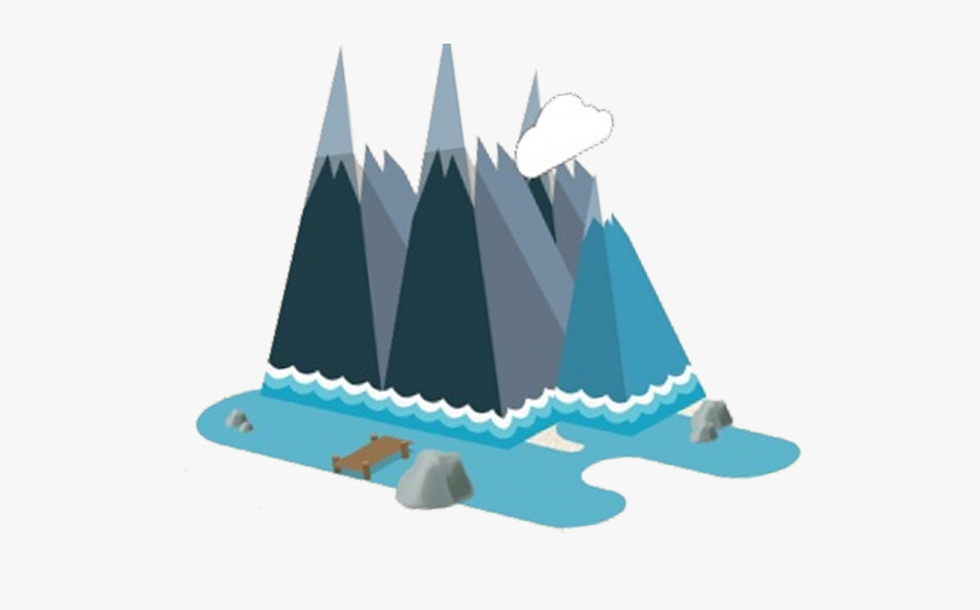 Peak Clipart Blue Mountain - Illustration, Transparent Clipart