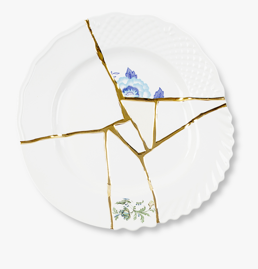 Kintsugi Dinner Plate N - Seletti Kintsugi Dinner Plate, Transparent Clipart