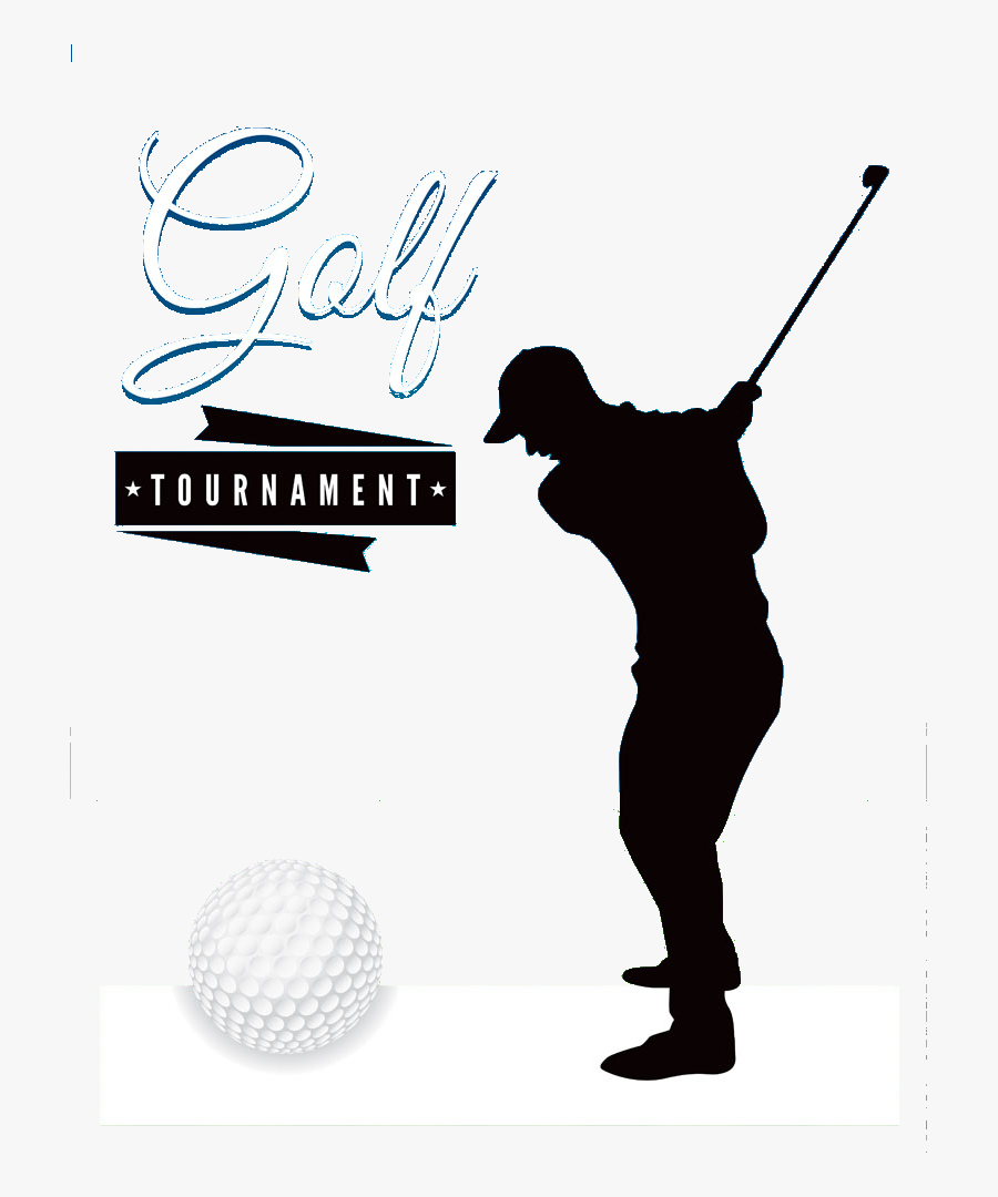 Golf Course Golf Ball Tournament Flyer - Blank Flyer Template Golf Outing Invitation, Transparent Clipart