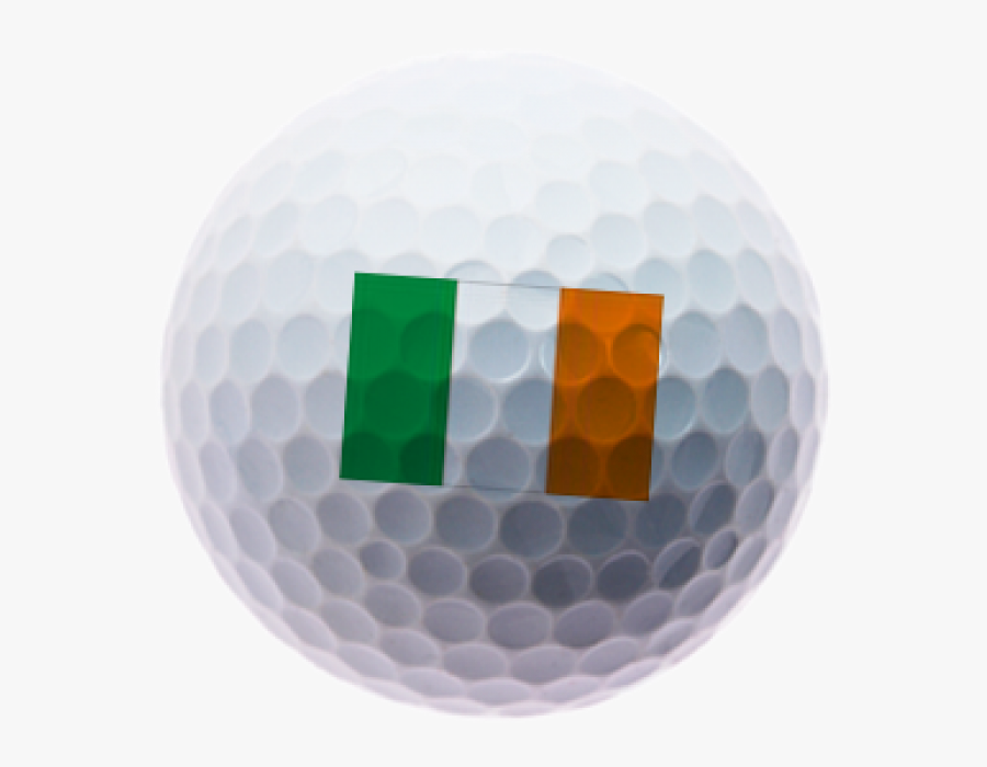 Irish Flag Printed Golf Balls - Happy Birthday Grandad Golf, Transparent Clipart