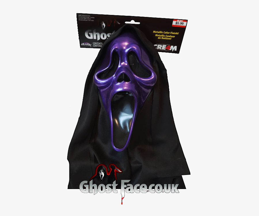 Ghostface Drawing Mask - Mask, Transparent Clipart