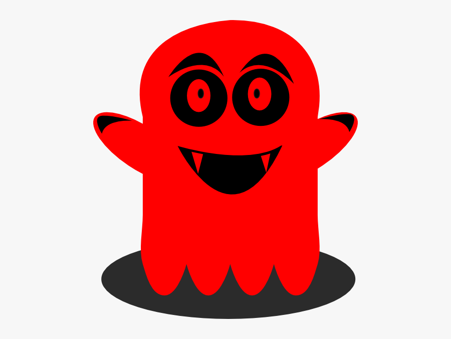 Red Ghost, Transparent Clipart