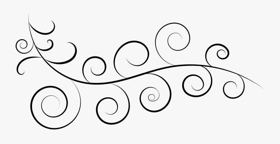 Transparent Simple Flourish Clipart - Desenho Ramos De Folhas Png, Transparent Clipart