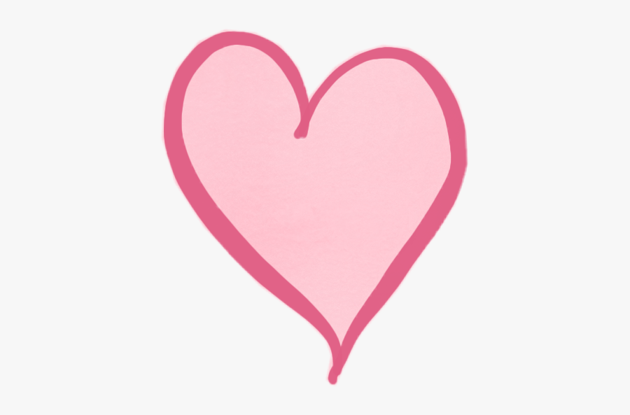 #heart #drawn #handdrawn #freetoedit - Heart, Transparent Clipart