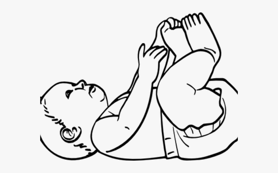 Human Baby Coloring Pages, Transparent Clipart