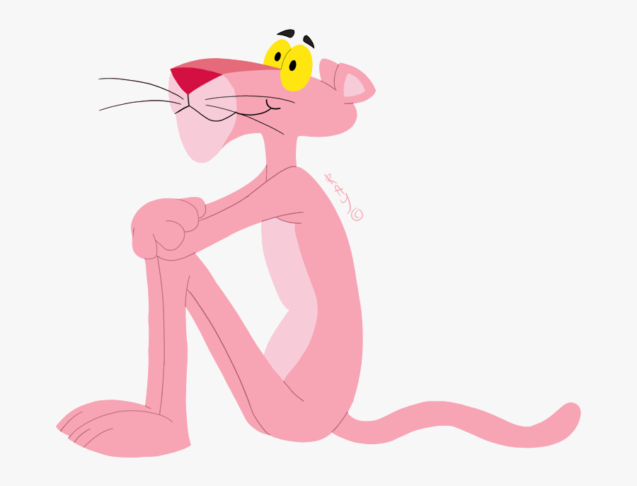 Panther Clipart Happy - Full Hd 1080 Pink Panther, Transparent Clipart