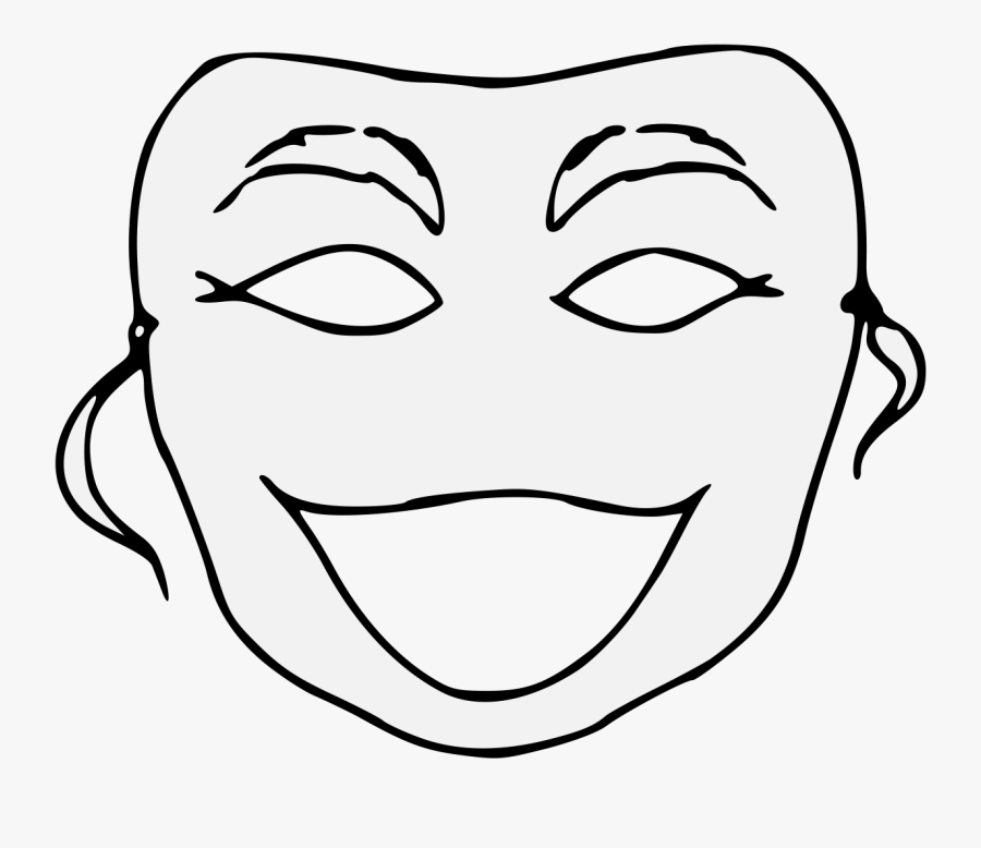 Transparent Drama Mask Clipart, Transparent Clipart