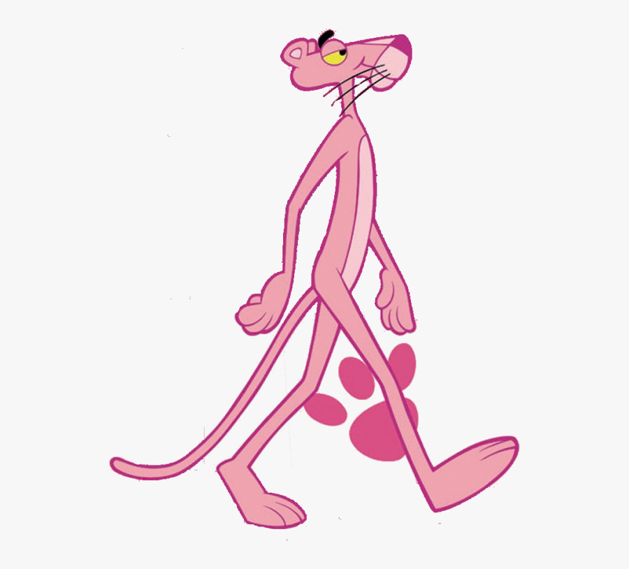 Panther Walking Png - Pink Panther Walking, Transparent Clipart