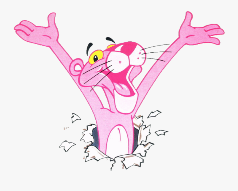 #pinkpanther #panther #drawing #cartoon #pink #ftestickers - Pink Panther Happy Birthday, Transparent Clipart