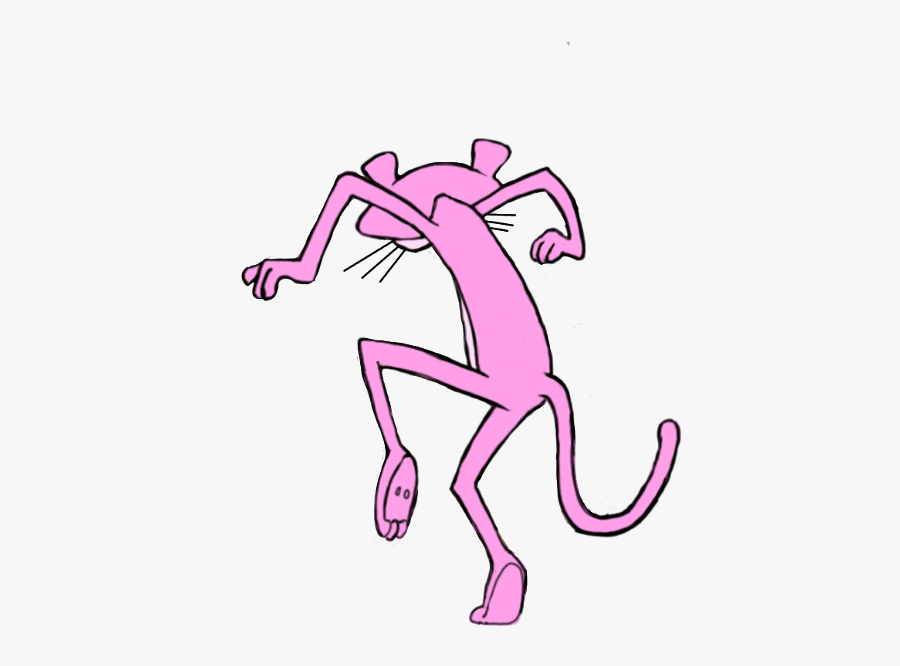 #pinkpanther #pink #panther #pinkpanter #panera - Pink Panther Transparent Run, Transparent Clipart