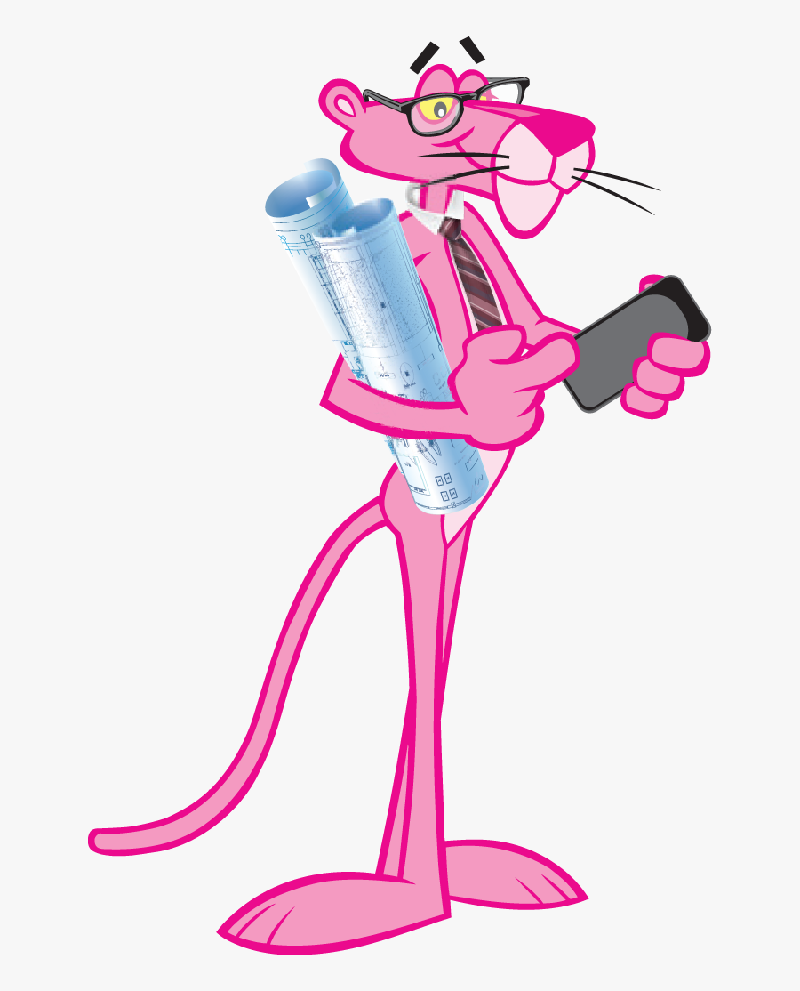 Pink Panther Walking Png, Transparent Clipart