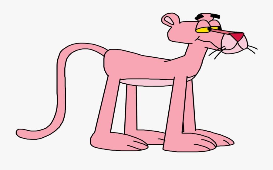 Pink Panther In Four Legs By Marcospower - Pink Panther, Transparent Clipart