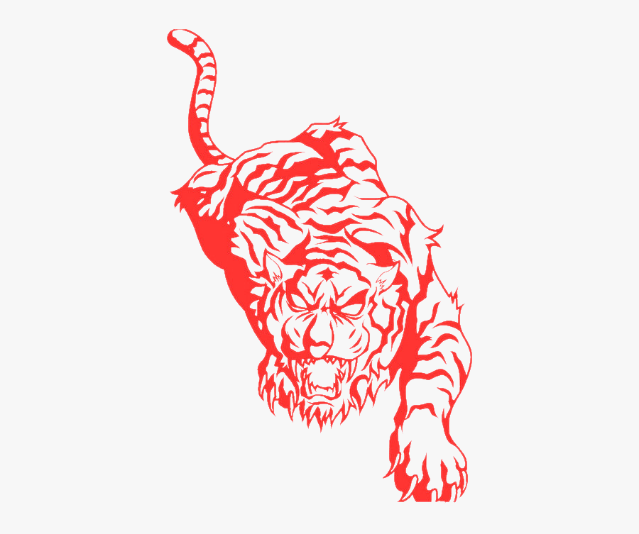 Tiger Tattoo Art Png, Transparent Clipart