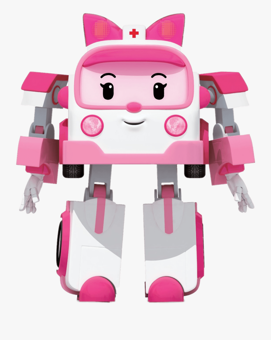 Robocar Poli Terry Clipart - Robocar Poli Amber, Transparent Clipart