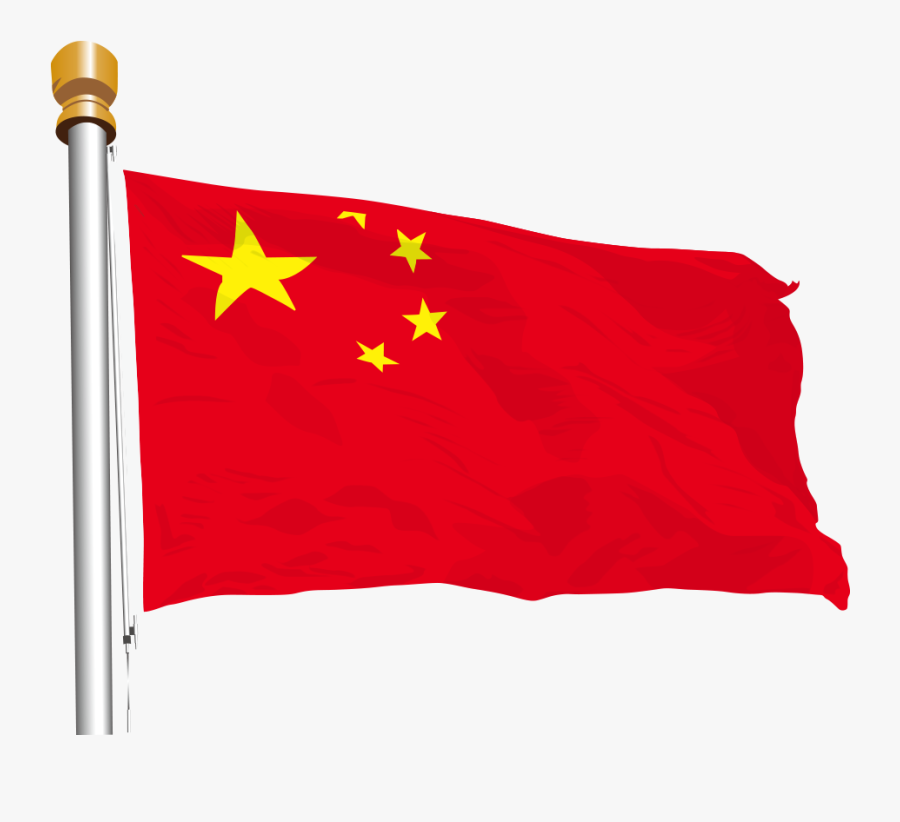 Flag Of China National Flag Red Star - China Flag Download, Transparent Clipart