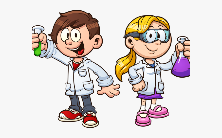 Science Kids, Transparent Clipart
