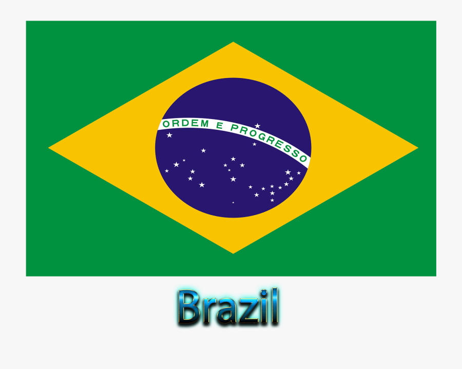Brazil Flag Png Clipart - Flag Of Brazil, Transparent Clipart
