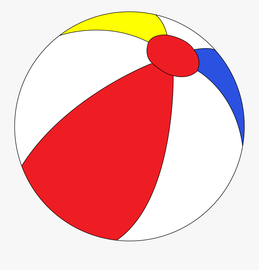Easy Beach Ball Drawings, Transparent Clipart