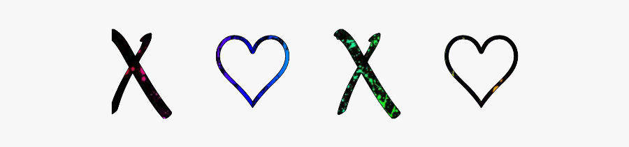 #xoxo - Heart, Transparent Clipart