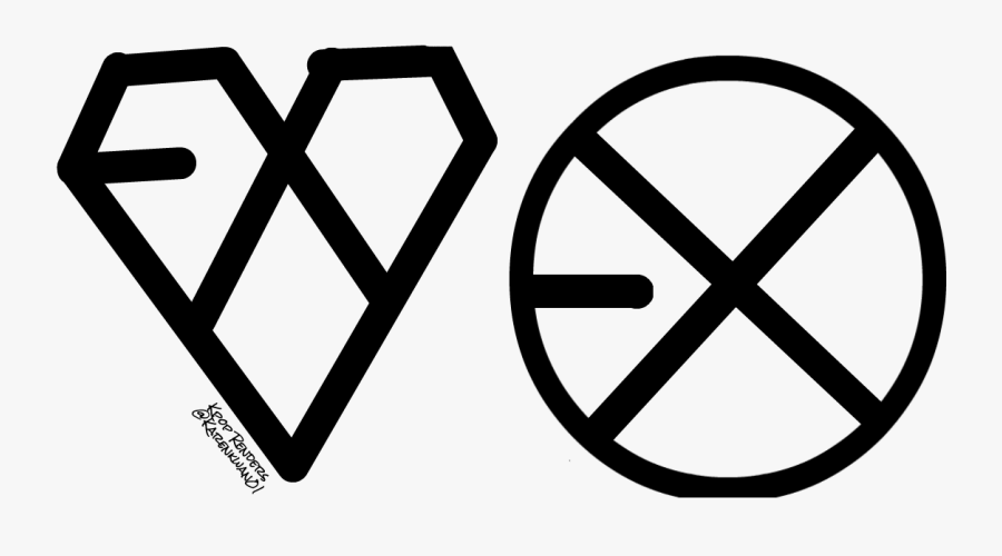 Transparent Exo Logo Png - Exo Xoxo Logo Png, Transparent Clipart