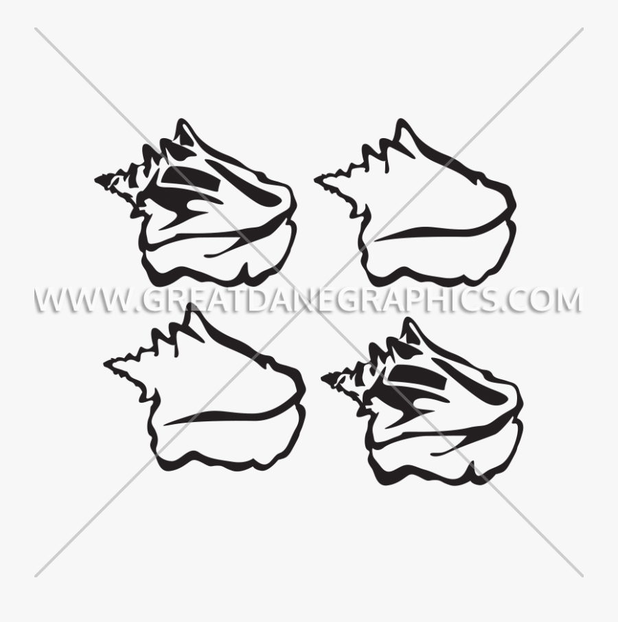 Conch Shell Drawing - Illustration, Transparent Clipart