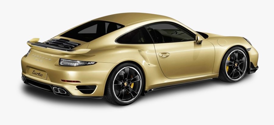 Porsche 911 Turbo Aerokit Gold Car Png Image - New Turbo Porsche, Transparent Clipart