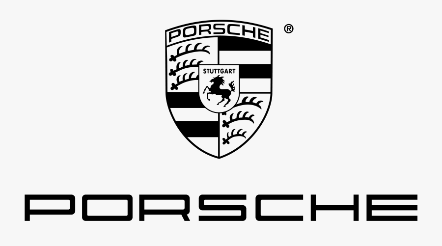 Porsche Logo Vector Transparent - Porsche Logo White Png, Transparent Clipart