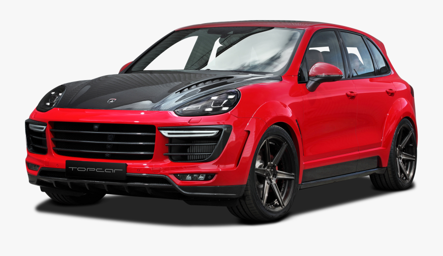 Black And Red Porsche Cayenne, Transparent Clipart